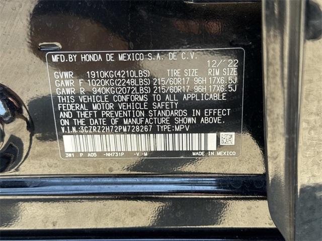 used 2023 Honda HR-V car, priced at $27,611