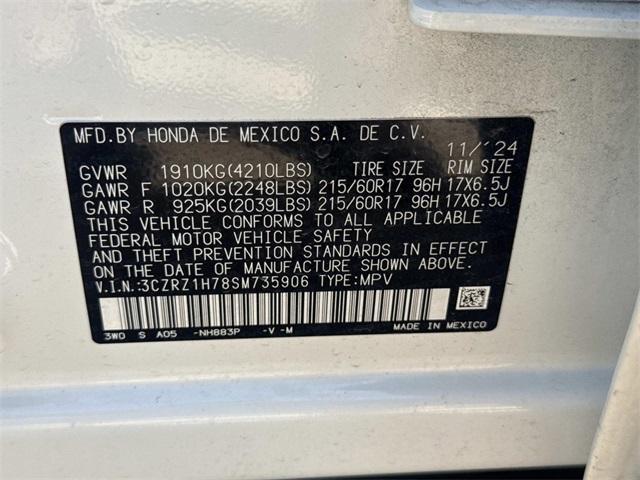 used 2024 Honda HR-V car, priced at $23,583