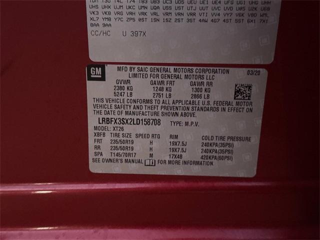 used 2020 Buick Envision car, priced at $22,325