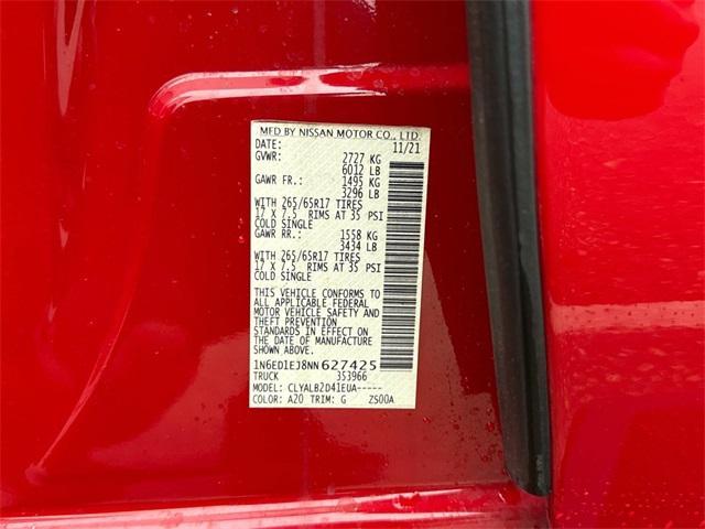 used 2022 Nissan Frontier car, priced at $25,682
