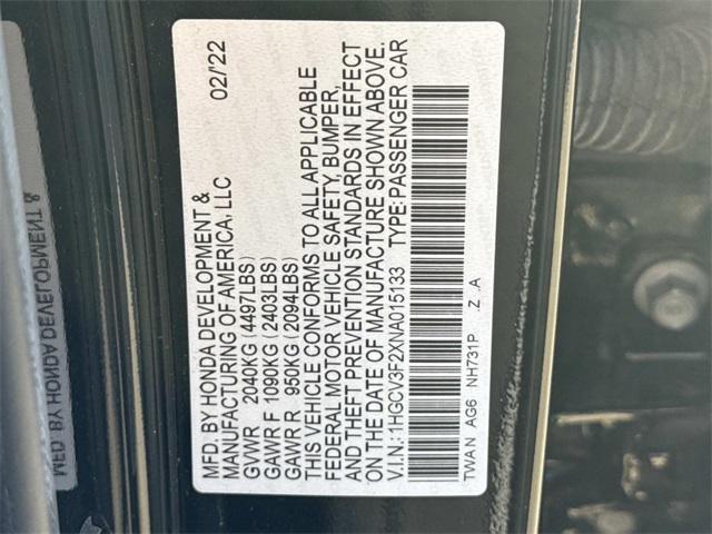 used 2022 Honda Accord Hybrid car, priced at $24,959