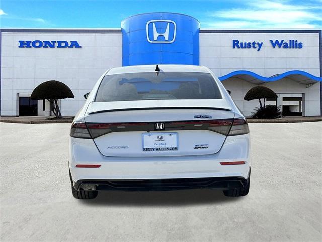 used 2023 Honda Accord Hybrid car, priced at $28,695