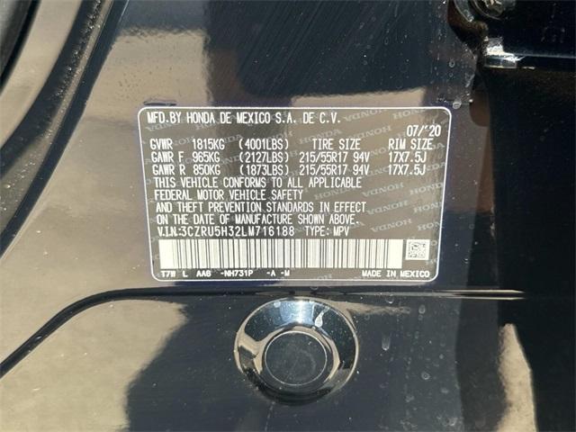 used 2020 Honda HR-V car, priced at $21,570