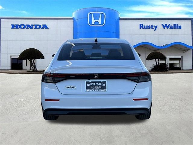 new 2025 Honda Accord car, priced at $32,110