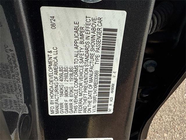 used 2024 Honda Civic car, priced at $26,833