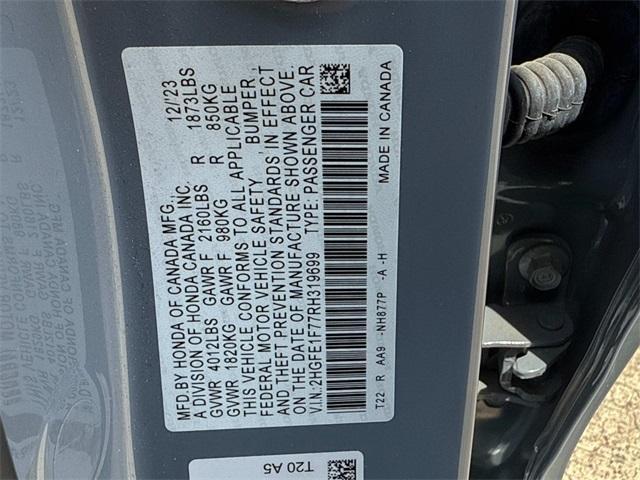 used 2024 Honda Civic car, priced at $25,348