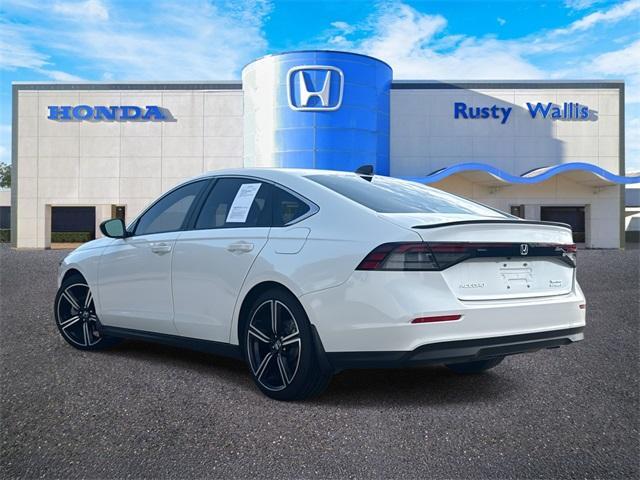 used 2024 Honda Accord Hybrid car, priced at $29,742