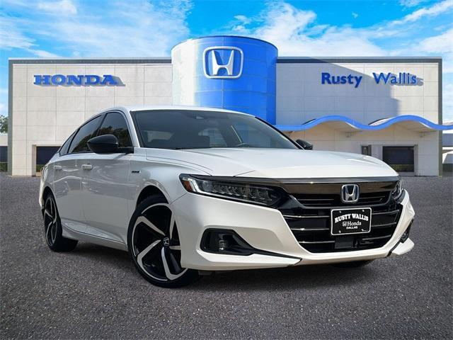used 2022 Honda Accord Hybrid car, priced at $27,395