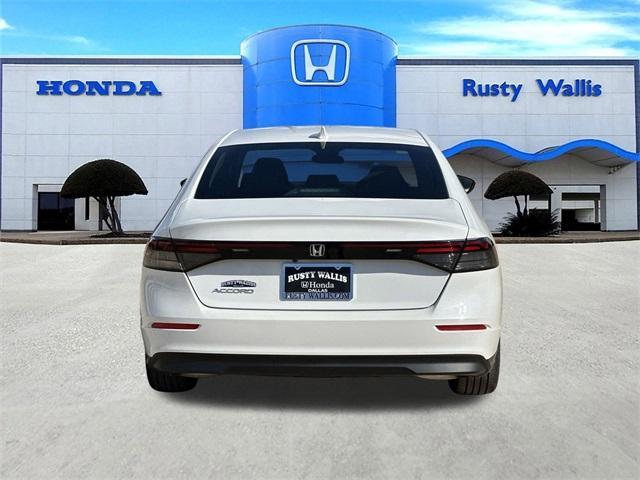 new 2024 Honda Accord car, priced at $29,445