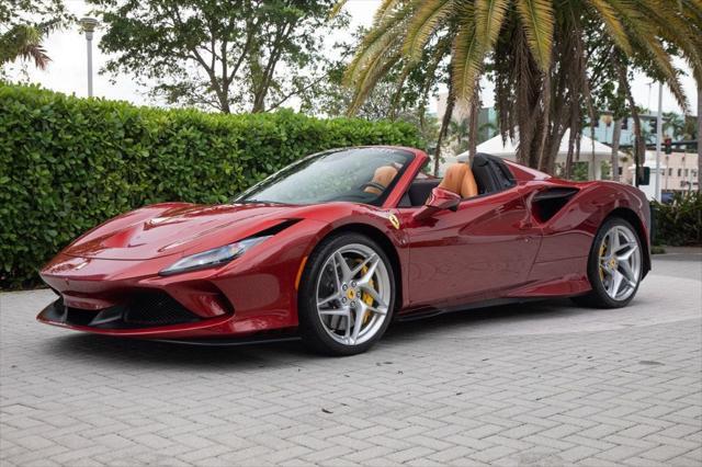 used 2021 Ferrari F8 Spider car, priced at $399,900