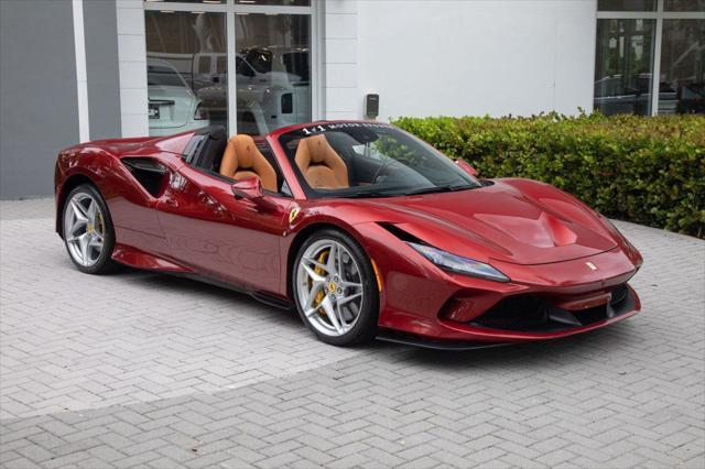 used 2021 Ferrari F8 Spider car, priced at $399,900