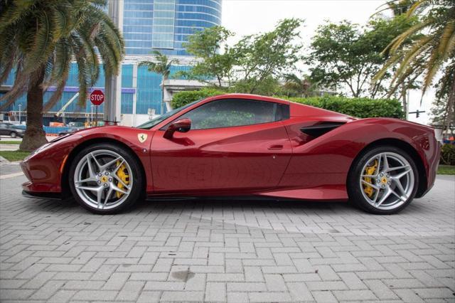 used 2021 Ferrari F8 Spider car, priced at $399,900