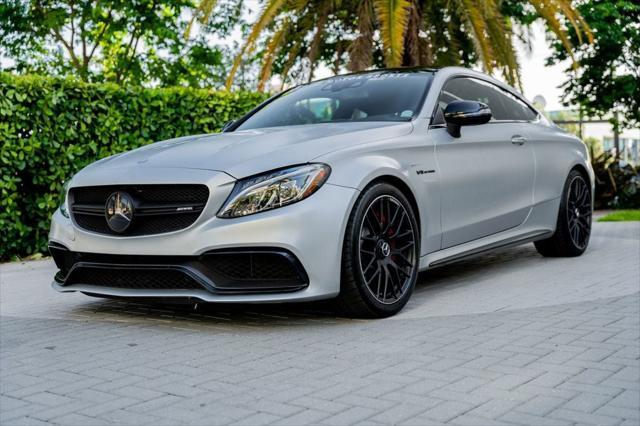 used 2017 Mercedes-Benz AMG C 63 car, priced at $52,900