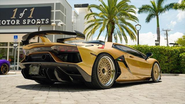 used 2019 Lamborghini Aventador SVJ car, priced at $729,998