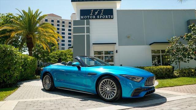 used 2023 Mercedes-Benz AMG SL 43 car, priced at $82,998