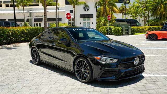 used 2022 Mercedes-Benz AMG CLA 35 car, priced at $41,998