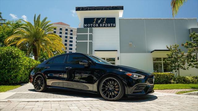 used 2022 Mercedes-Benz AMG CLA 35 car, priced at $41,998