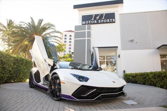 used 2022 Lamborghini Aventador SVJ car, priced at $749,000