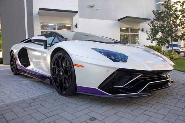 used 2022 Lamborghini Aventador SVJ car, priced at $749,000