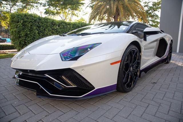 used 2022 Lamborghini Aventador SVJ car, priced at $749,000