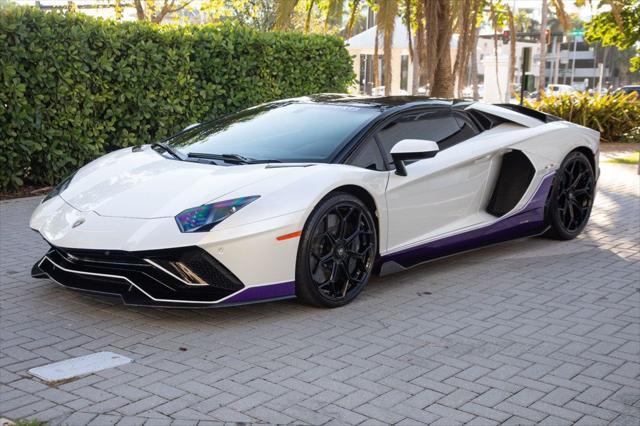 used 2022 Lamborghini Aventador SVJ car, priced at $749,000