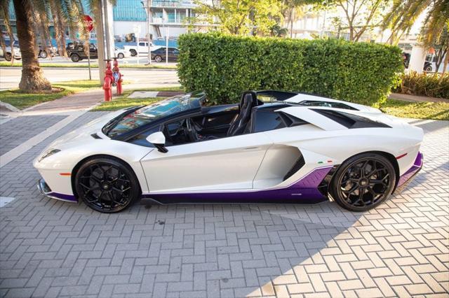 used 2022 Lamborghini Aventador SVJ car, priced at $749,000