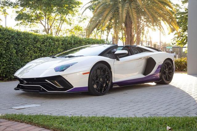 used 2022 Lamborghini Aventador SVJ car, priced at $749,000