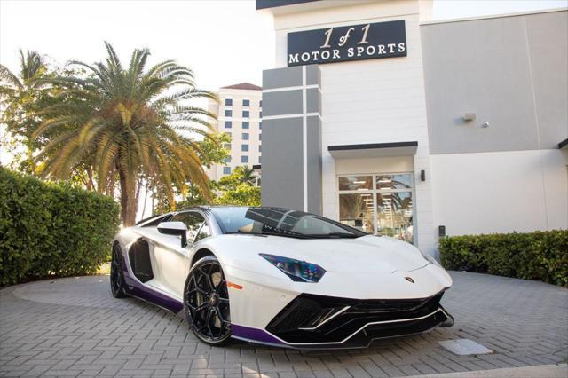 used 2022 Lamborghini Aventador SVJ car, priced at $749,000