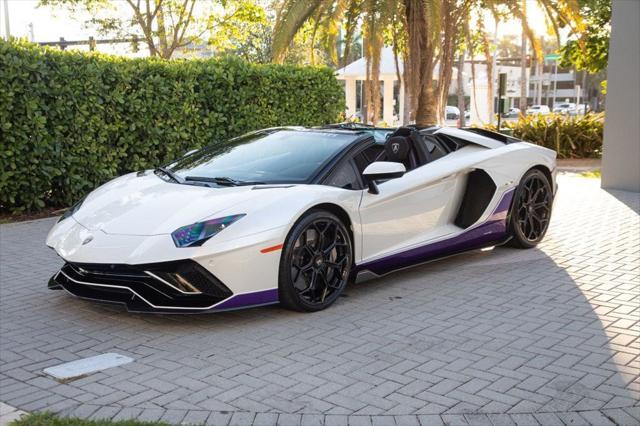 used 2022 Lamborghini Aventador SVJ car, priced at $749,000