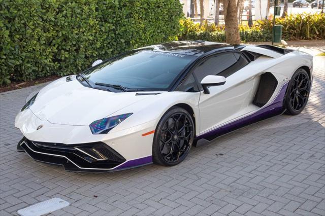 used 2022 Lamborghini Aventador SVJ car, priced at $749,000