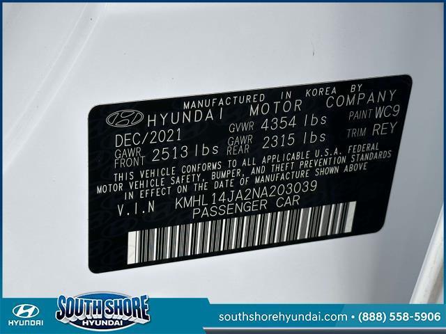 used 2022 Hyundai Sonata car, priced at $19,898