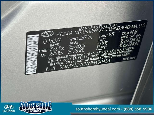 used 2022 Hyundai Santa Fe car, priced at $22,899
