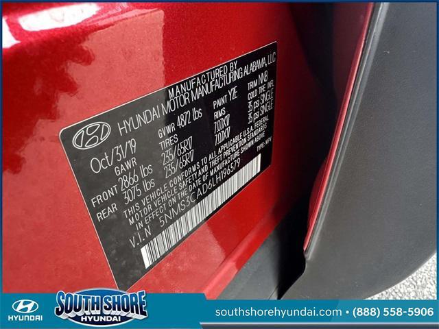 used 2020 Hyundai Santa Fe car, priced at $18,698