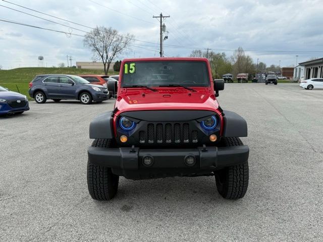 used 2015 Jeep Wrangler Unlimited car, priced at $15,916