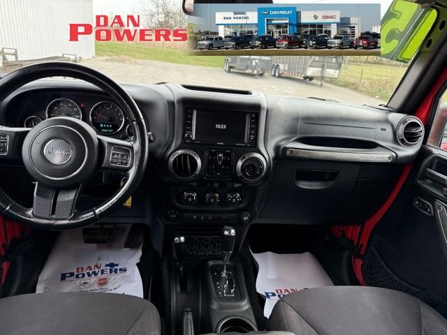 used 2015 Jeep Wrangler Unlimited car, priced at $15,916