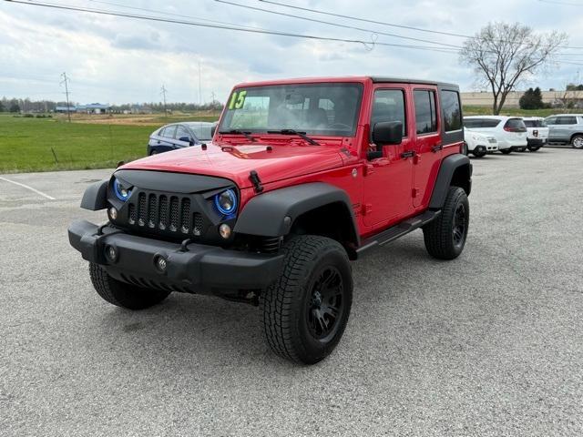 used 2015 Jeep Wrangler Unlimited car, priced at $15,916