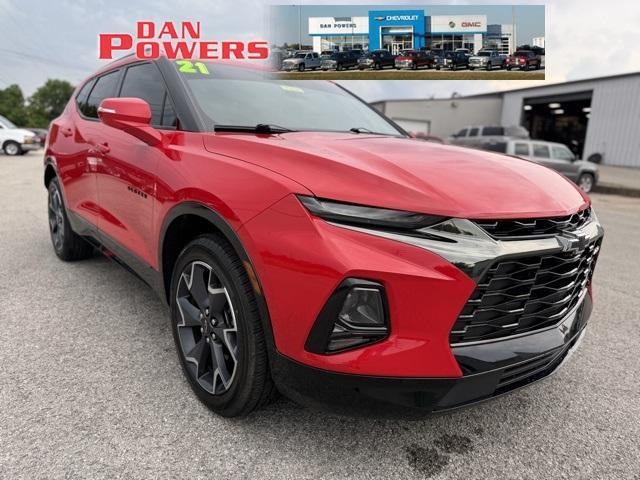 used 2021 Chevrolet Blazer car, priced at $25,896