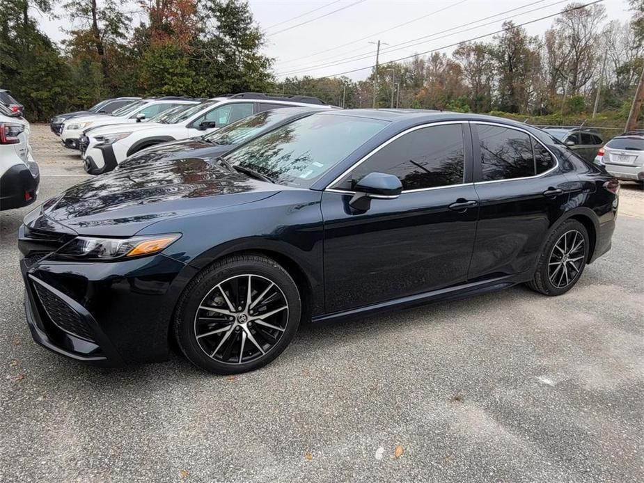 used 2021 Toyota Camry car, priced at $23,500