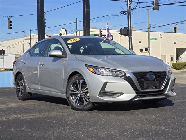 used 2021 Nissan Sentra car, priced at $15,400