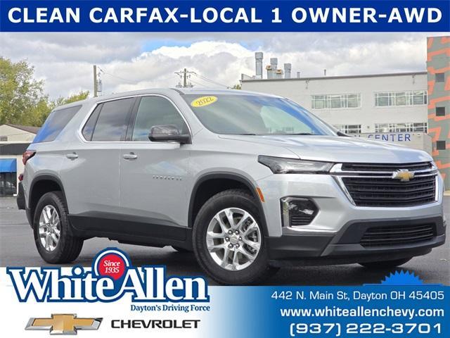 used 2022 Chevrolet Traverse car, priced at $26,900