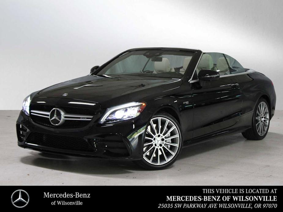 used 2020 Mercedes-Benz AMG C 43 car, priced at $43,703