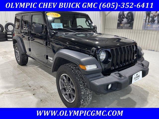 used 2020 Jeep Wrangler Unlimited car, priced at $27,825