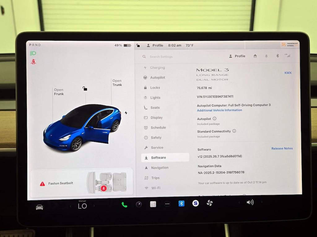 used 2019 Tesla Model 3 car, priced at $23,998