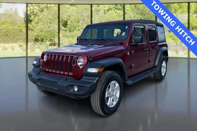 used 2021 Jeep Wrangler Unlimited car, priced at $31,500