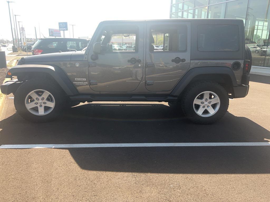 used 2016 Jeep Wrangler Unlimited car, priced at $18,100