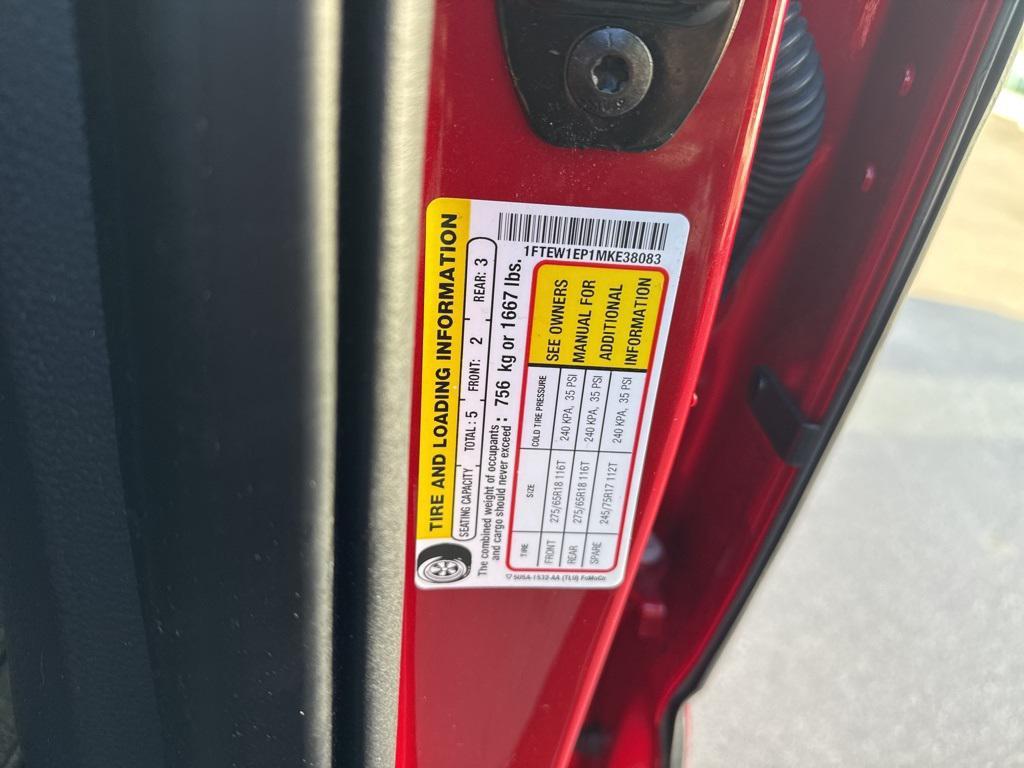 used 2021 Ford F-150 car, priced at $35,500