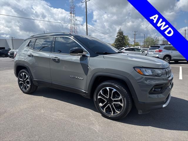 used 2022 Jeep Compass car, priced at $21,200