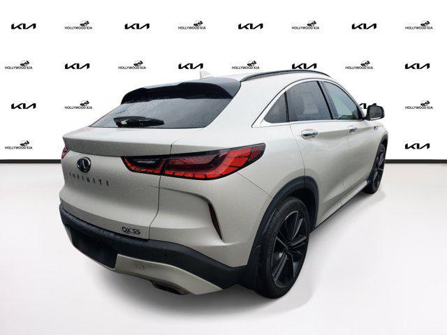 used 2022 INFINITI QX55 car, priced at $27,451