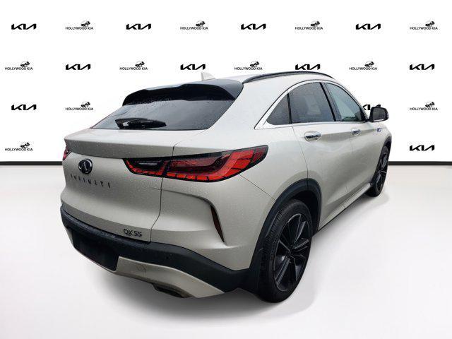 used 2022 INFINITI QX55 car, priced at $27,451