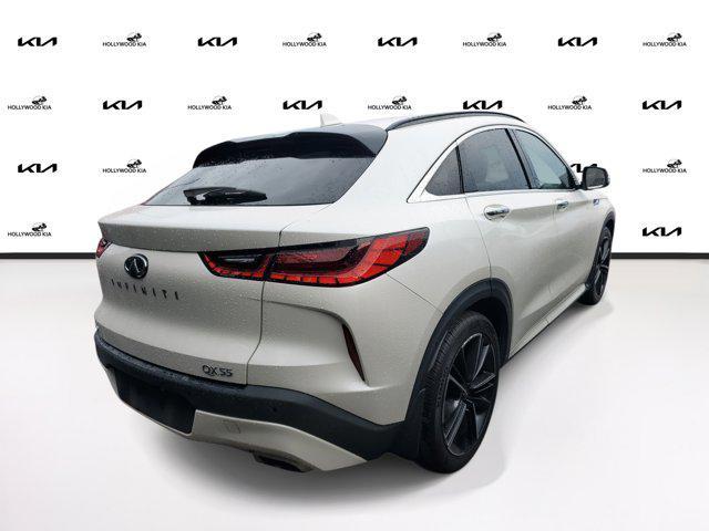 used 2022 INFINITI QX55 car, priced at $27,451